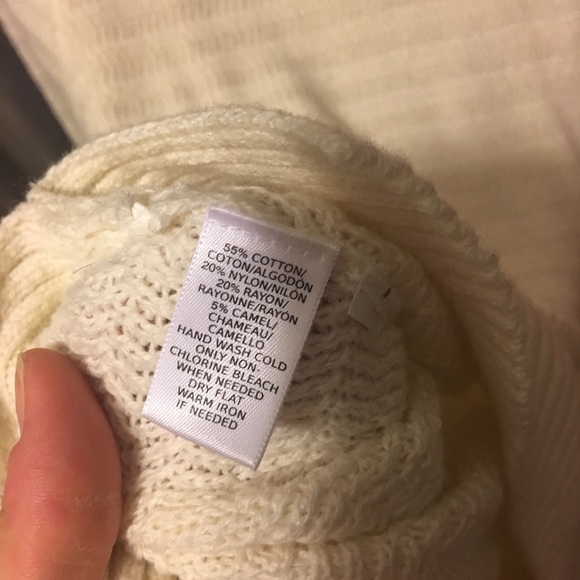 LOFT cream knit sweater - Picture 5 of 6